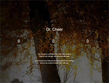 Tablet Screenshot of drcheer.com